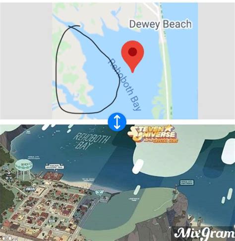 steven universe map of beach city|Beach City real life location : r/stevenuniverse .